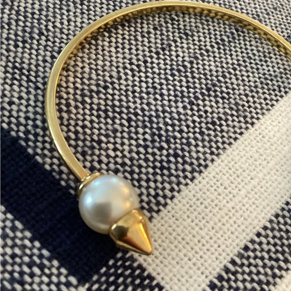 Stella & Dot pearl spike cuff bracelet - Picture 2 of 5